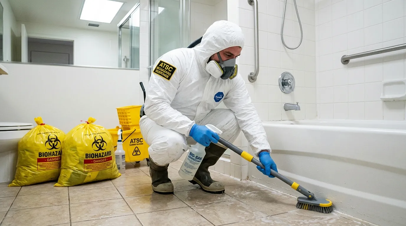 Decontamination equipment deployed for Blood Cleanup in Fairfax